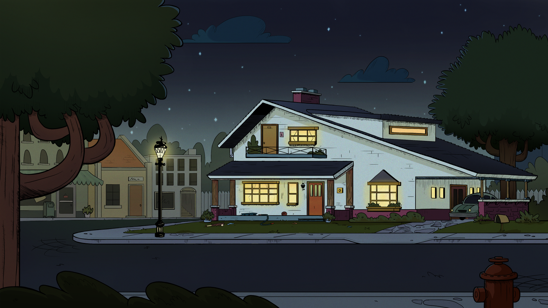 Loud House Exterior(Night)
