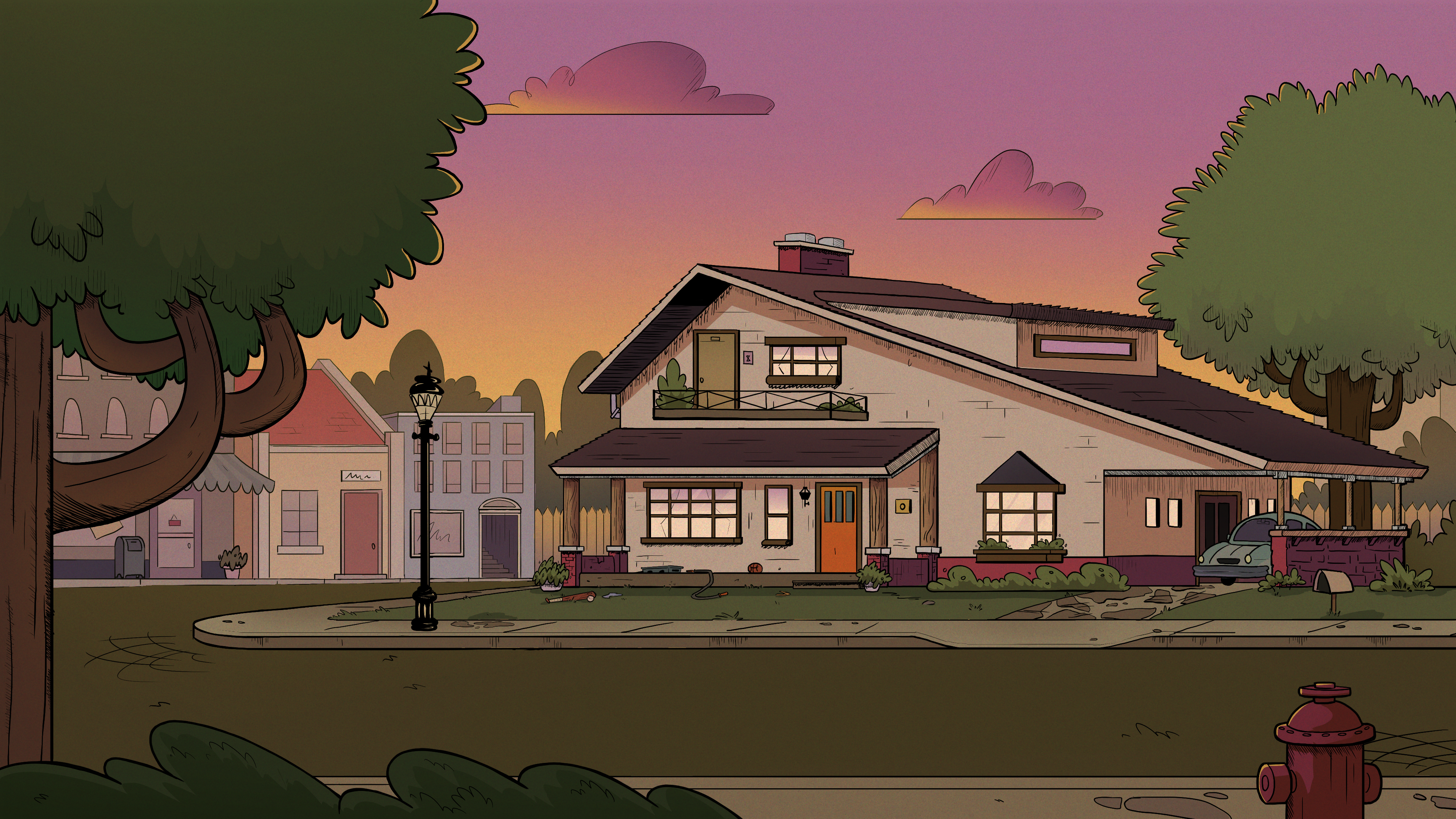 Loud House Exterior(Evening)